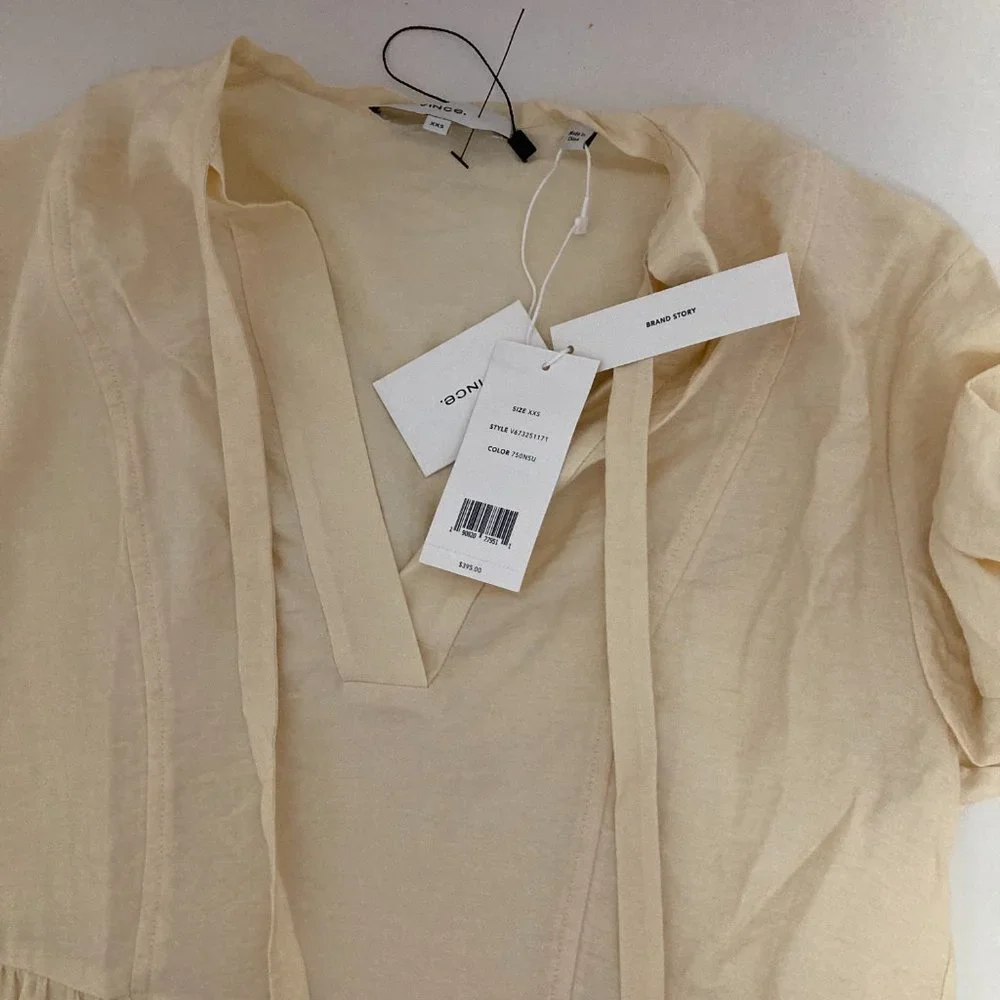 VINCE Mock Neck Midi Length Dress - Picture 8 of 14